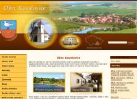 Webová stránka Kovalovice - obec