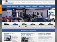 Webová stránka Subaru Autwec