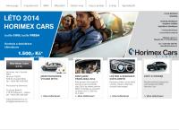 Webová stránka Horimex Cars S.r.o.