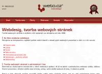 weto.cz webdesign