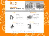 Webová stránka Bnv Consulting S.r.o.