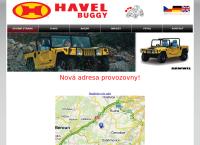 Webová stránka Havel - Buggy S.r.o.