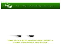 Webová stránka FARMA POHODA, s.r.o.
