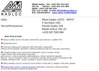 Milan Kadlec - AUTO-MOTO