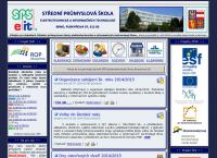 Webová stránka Střední průmyslová škola Brno, Purkyňova, příspěvková organizace