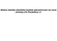 Webová stránka LTC Pardubice