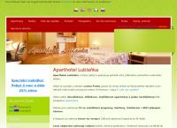 Webová stránka Aparthotel Lublaňka