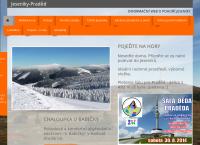Webová stránka Turistické Informační Centrum