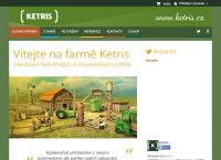 Webová stránka KETRIS Brno