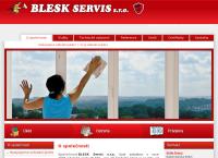 Webová stránka BLESK Servis s.r.o.