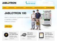 Webová stránka Jablotron S. r. o.