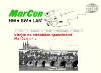 Webová stránka Marcon S.r.o.