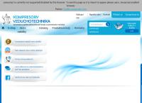 Webová stránka Kompresory Vzduchotechnika s.r.o.