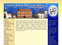 Webová stránka Základní umělecká škola Jakuba Jana Ryby
