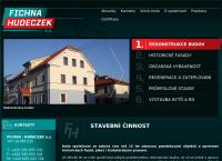 Webová stránka FICHNA - HUDECZEK a.s.