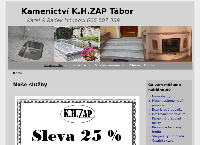 Webová stránka Kamenictví K.h.zap