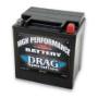 Baterie DRAG Specialties jsou speciálně navrženy pro vysoce výkonné motory, které potřebují zvláštní spouštěcí sílu.Vynikající technické vlastnosti, design a maximální výkon při protáčení agregátů. Jsou vysoce odolné proti vibracím, polití tekutinou, jsou předplněné a v bezúdržbové, uzavřené konstrukci. Součástí balení baterie jsou mosazné podložky, nerezové šrouby, matice a podložky. Vyrobeno v USA.