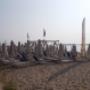 písečná široká pláž v Nea Vrasně pro klienty Luny a Luny Lux