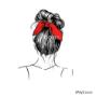 pin up retro šátek bandana