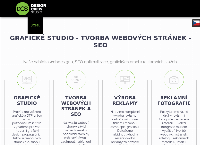 Webová stránka Grafické studio Designcrew
