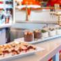 Assorted breakfast items