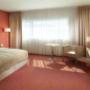 Spacious room with flat-screen television