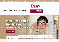 Webová stránka Oční optika Pankrác s.r.o.