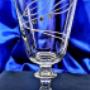 Skleničky na červené víno pivo 6 x Swarovski krystal.