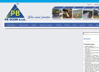 Webová stránka PB SCOM s.r.o.
