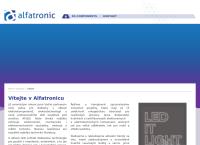 Webová stránka Alfatronic S.r.o.
