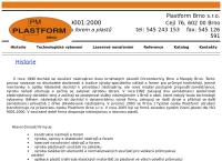 Webová stránka Plastform, S.r.o.