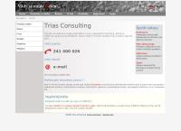 Webová stránka Trias Consulting