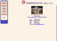 MIKROGRAFIE s. r. o.