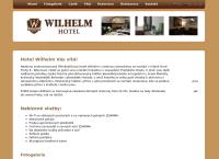 Webová stránka WILHELM HOTEL s.r.o.