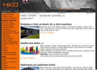 Webová stránka Hiko Sport S.r.o.