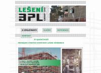 Webová stránka LEŠENÍ BPL Group, s.r.o.