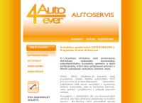 Webová stránka Autoforever S.r.o.