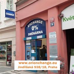 Směnárna Orion Exchange Prague