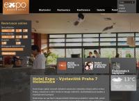 Webová stránka Hotel Expo