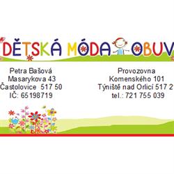 Dětská obuv Častolovice