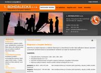Webová stránka 1. BOHDALECKÁ, s.r.o.