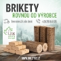 Brikety a pelety přímo od výrobce