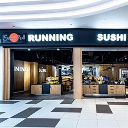 Sushi roll running sushi
