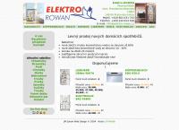 Webová stránka ELEKTRO ROWAN, s.r.o.