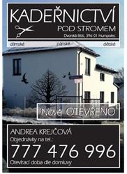 Kadeřnictví,,POD STROMEM''Humpolec