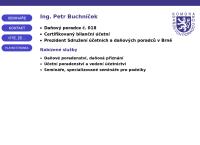 DAŇOVÝ PORADCE BUCHNÍČEK PETR Ing.
