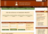 Webová stránka Městská knihovna Valašské Meziříčí, příspěvková organizace