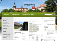 Webová stránka Bartošovice - obecní úřad