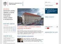 Webová stránka Ministerstvo zahraničních věcí