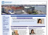Webová stránka Ministerstvo práce a sociálních věcí